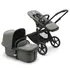 Carucior 2 in 1 Bugaboo Fox 5 - Black Forest Green, Culoare: Verde, Model: 2 in 1  - ExclusivMAG.ro