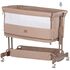 Patut co-sleeper si tarc Chipolino Zen latte, Culoare: Crem, Dimensiuni: 80x50 - poza 5 - ExclusivMAG.ro