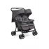 Carucior gemeni Joie Aire Twin Dark Pewter, Culoare: Gri deschis  - ExclusivMAG.ro